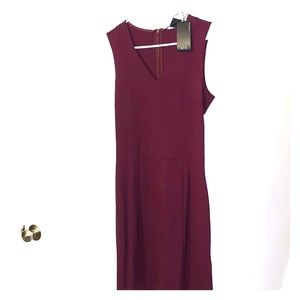 A|X burgundy dress